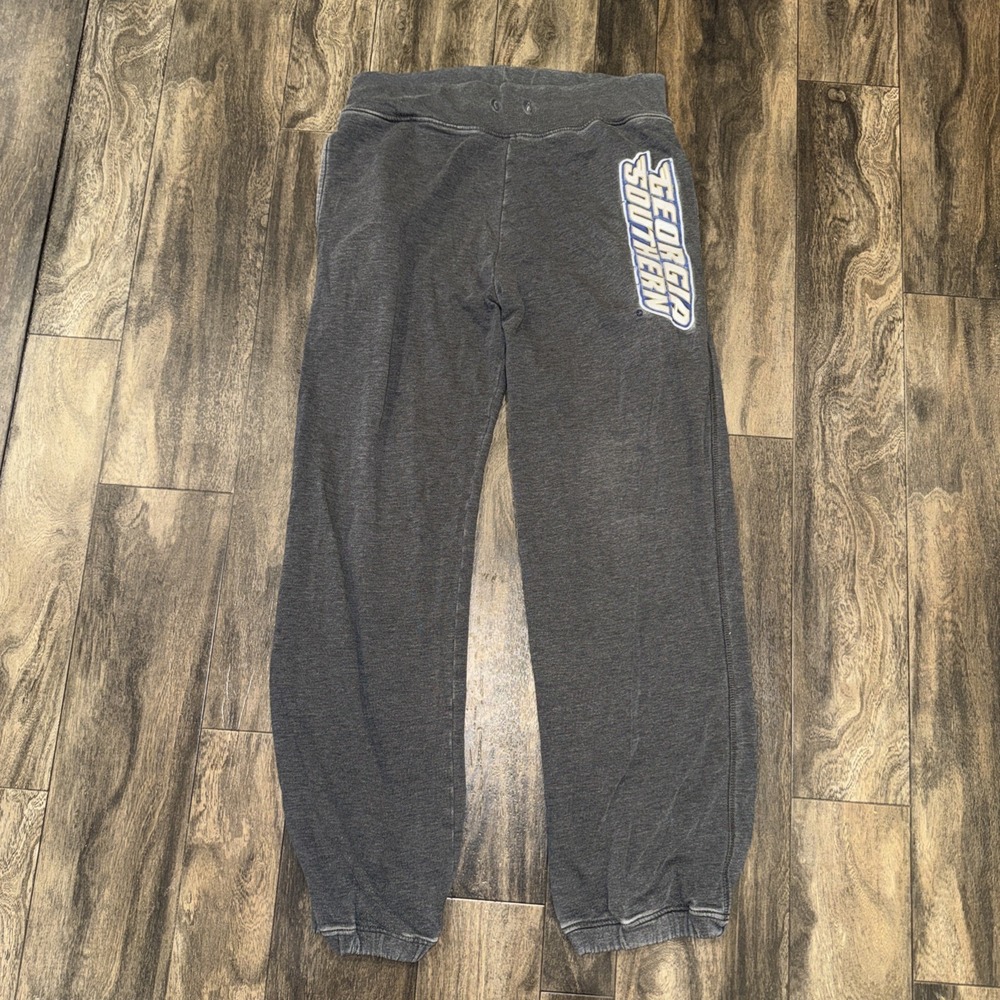 Georgia Southern‎ Bruzer Fleece Sweatpants Charcoal Grey Pockets Men's Size M